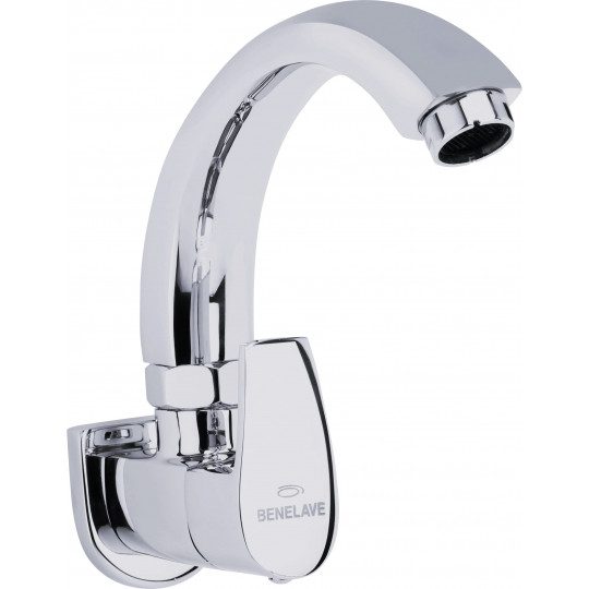Benelave Amber BLQCP53043 Brass Sink Cock with Regular Spout W/M Amber